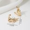 Easter Bunny Earrings for Women Cute Pearl Rabbit Ear Jacket Earrings for Women Party Jewelry (Rabbit Jacket earrings)